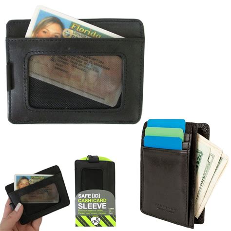 travelon rfid leather cash & card wallet black|travelon rfid wall security.